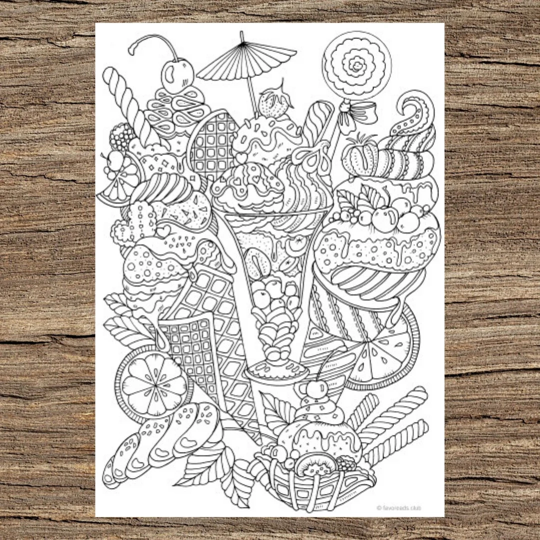 Ice Cream Printable Adult Coloring Page From Favoreads coloring Book Pages For Adults And Kids Coloring Sheets Coloring Designs Etsy Ice Cream Printable Adult Coloring Page From Favoreads coloring Book Pages For Adults And Kids Coloring Sheets Coloring Designs Etsy