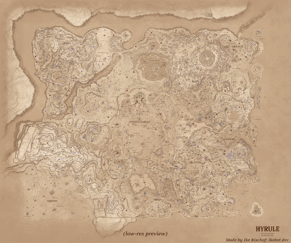 Printable Legend Of Zelda Map Printable Legend Of Zelda Map