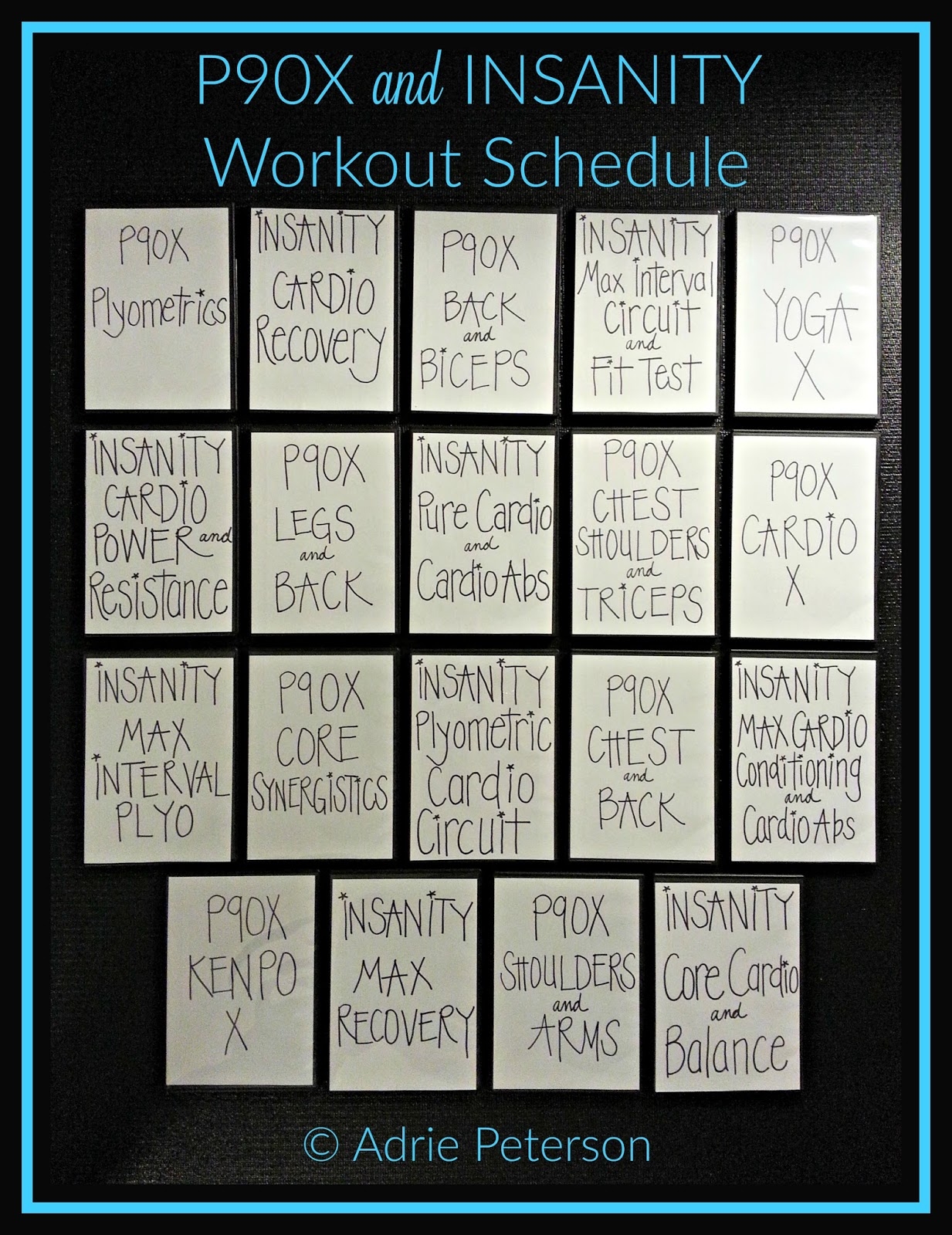 Insanity Workout List Sale