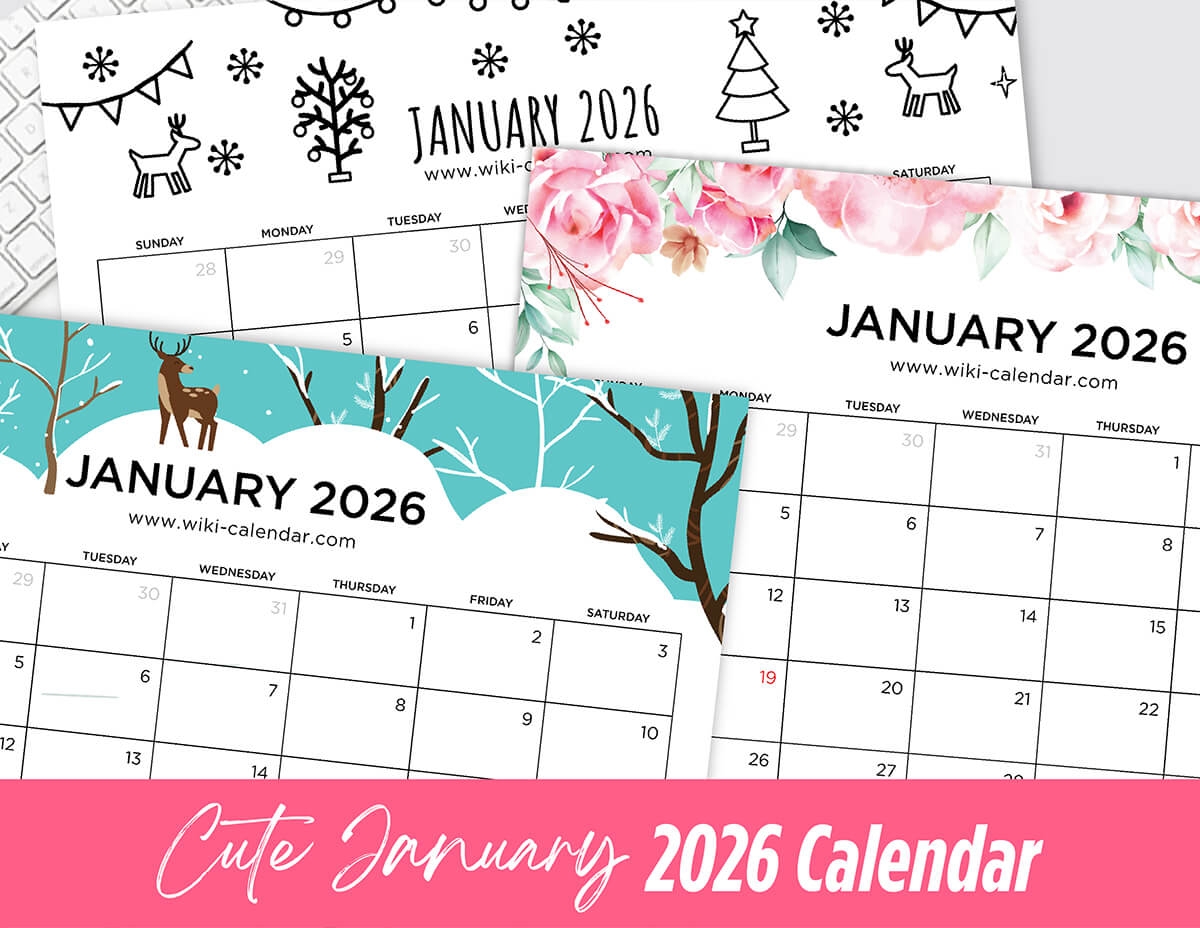 Monthly Calendar Printable Free 2026