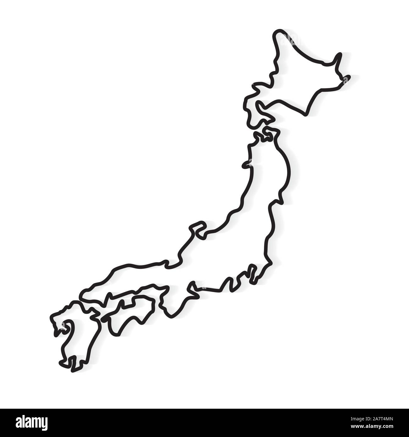 Printable Blank Map Of Japan