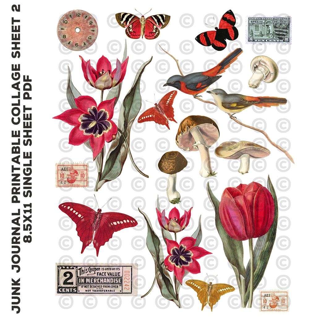 Printable Collage Sheets