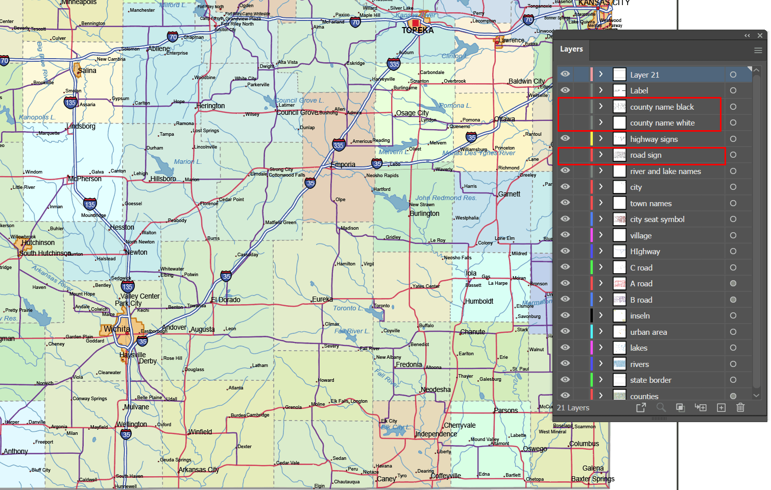 Printable Road Map Of Kansas Printable Road Map Of Kansas