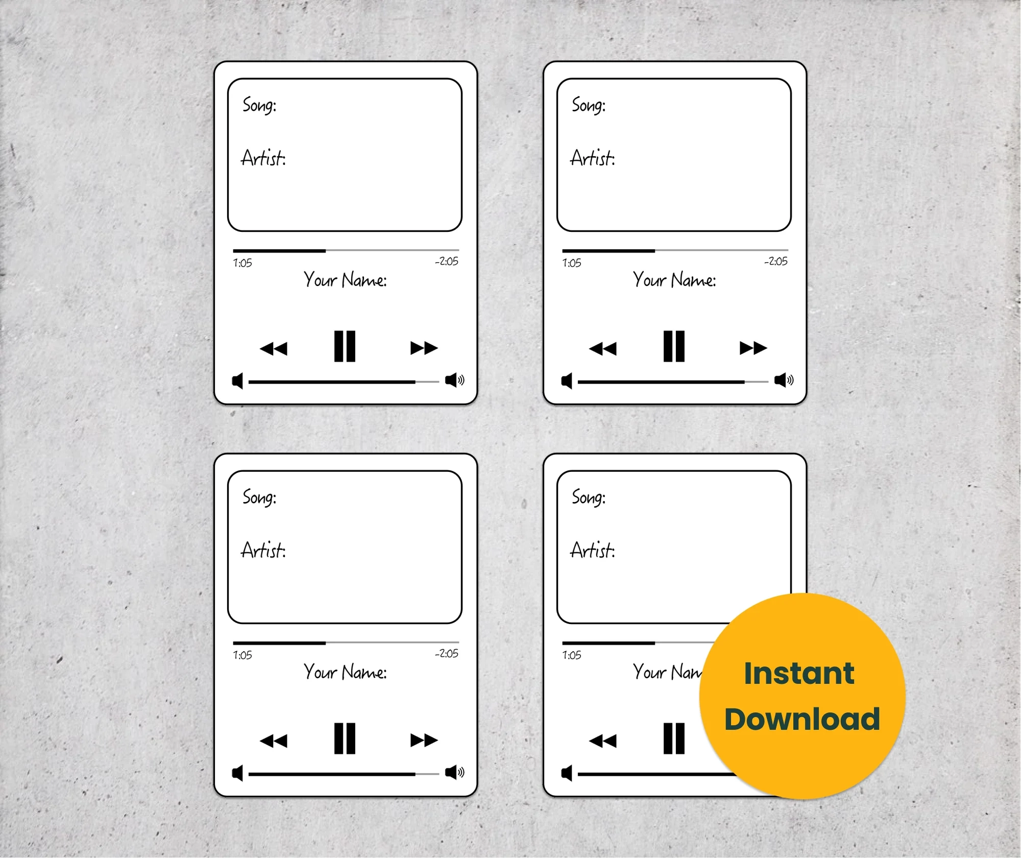 Printable Karaoke Sign Up Sheet