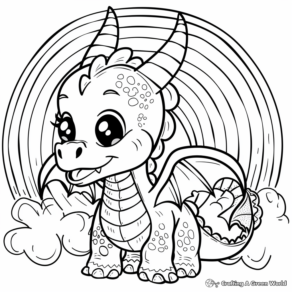 Dragon Printable Coloring Sheets