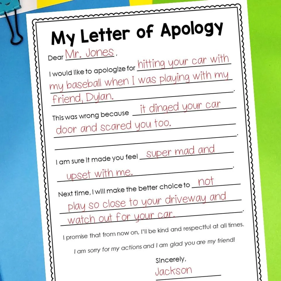 Kids Apology Letter Printable Apology Template For Children How To Write Apology Letter Apology Note For Kid Apology Card From Child Etsy Kids Apology Letter Printable Apology Template For Children How To Write Apology Letter Apology Note For Kid Apology Card From Child Etsy