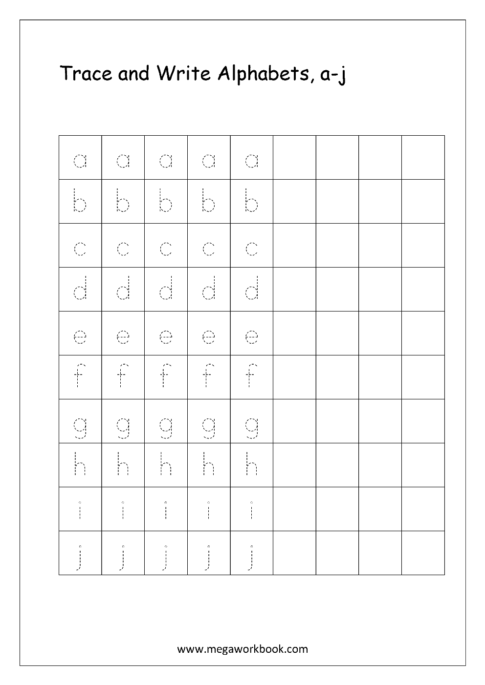 Kindergarten Alphabet Worksheets Free Printable Alphabet Worksheets Alphabet Writing Worksheets Small Letters Lowercase MegaWorkbook Kindergarten Alphabet Worksheets Free Printable Alphabet Worksheets Alphabet Writing Worksheets Small Letters Lowercase MegaWorkbook