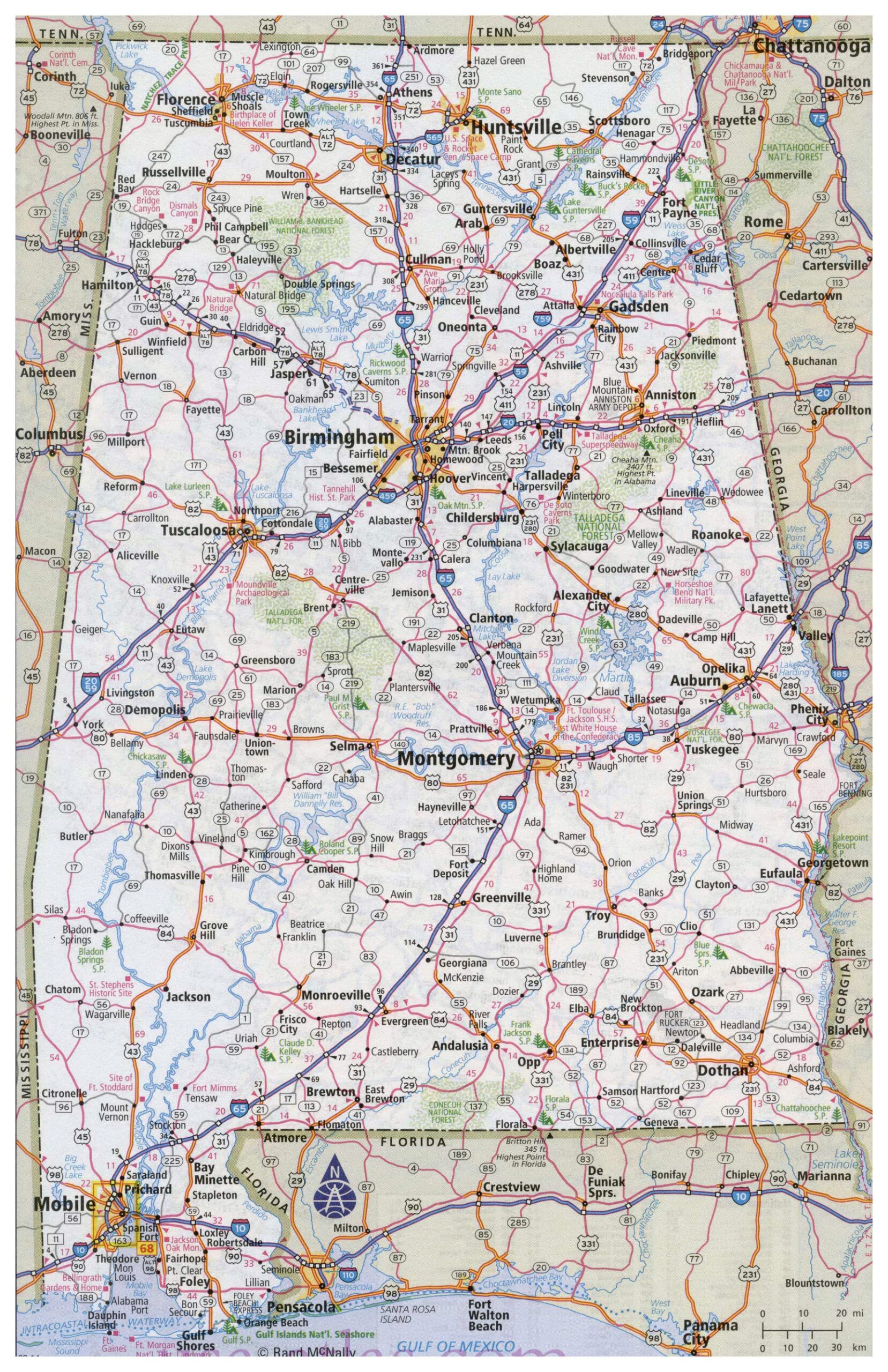 Large Detailed Road Map Of Alabama With All Cities Vidiani Maps Of All Countries In One Place Large Detailed Road Map Of Alabama With All Cities Vidiani Maps Of All Countries In One Place