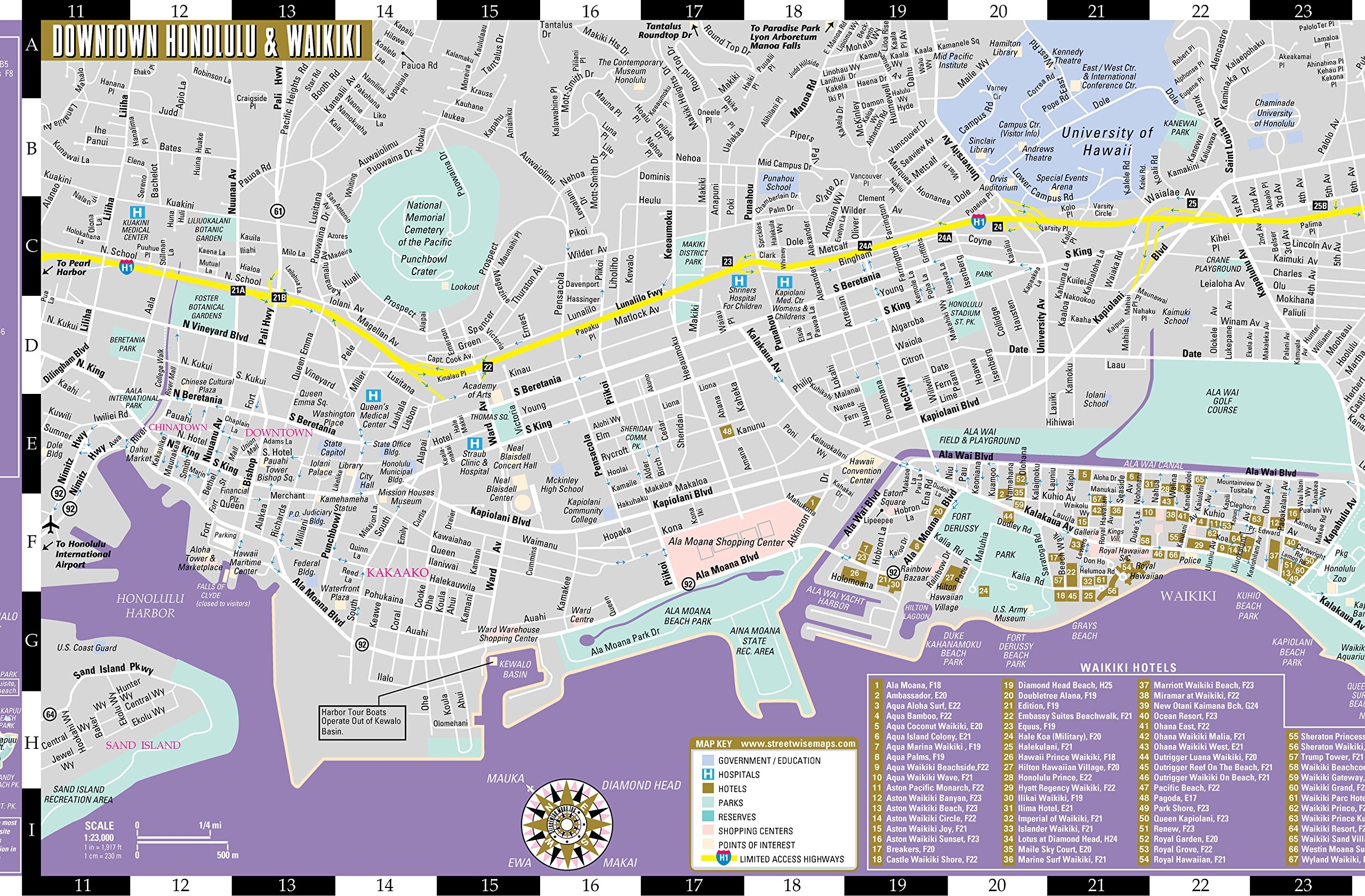 Large Honolulu Maps For Free Download And Print High Resolution And Detailed Maps