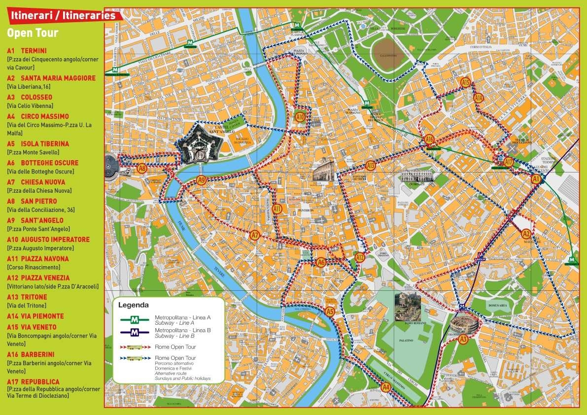 Large Rome Maps For Free Download And Print High Resolution And 