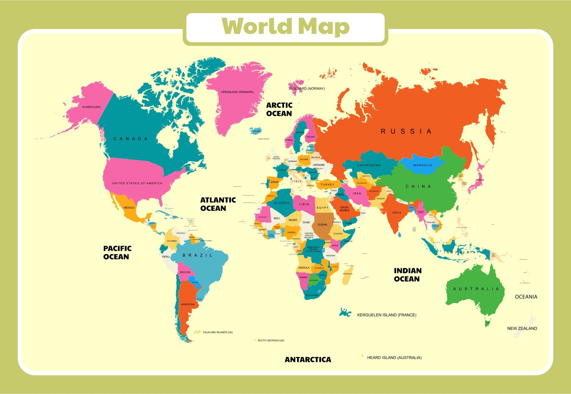 Large World Maps 10 Free PDF Printables Printablee Worksheets Library