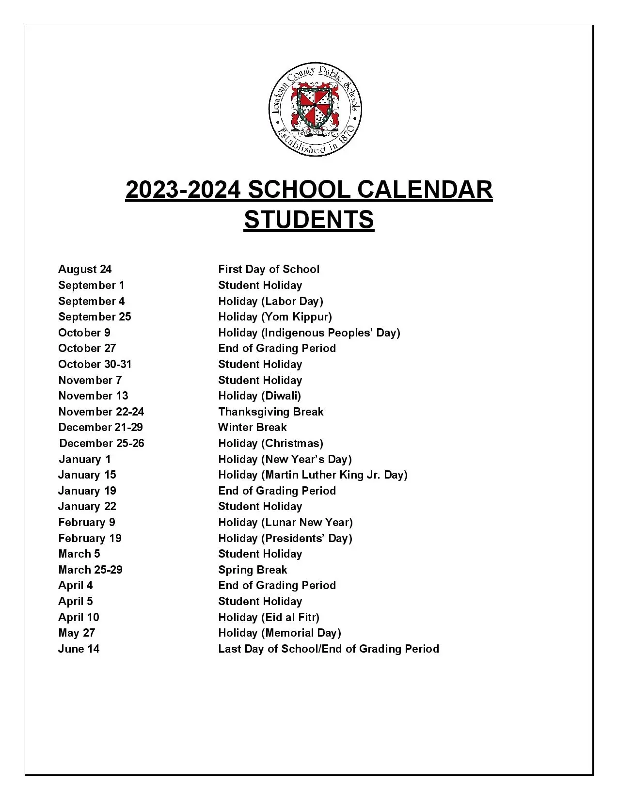 Lcps 2026 26 Calendar Printable