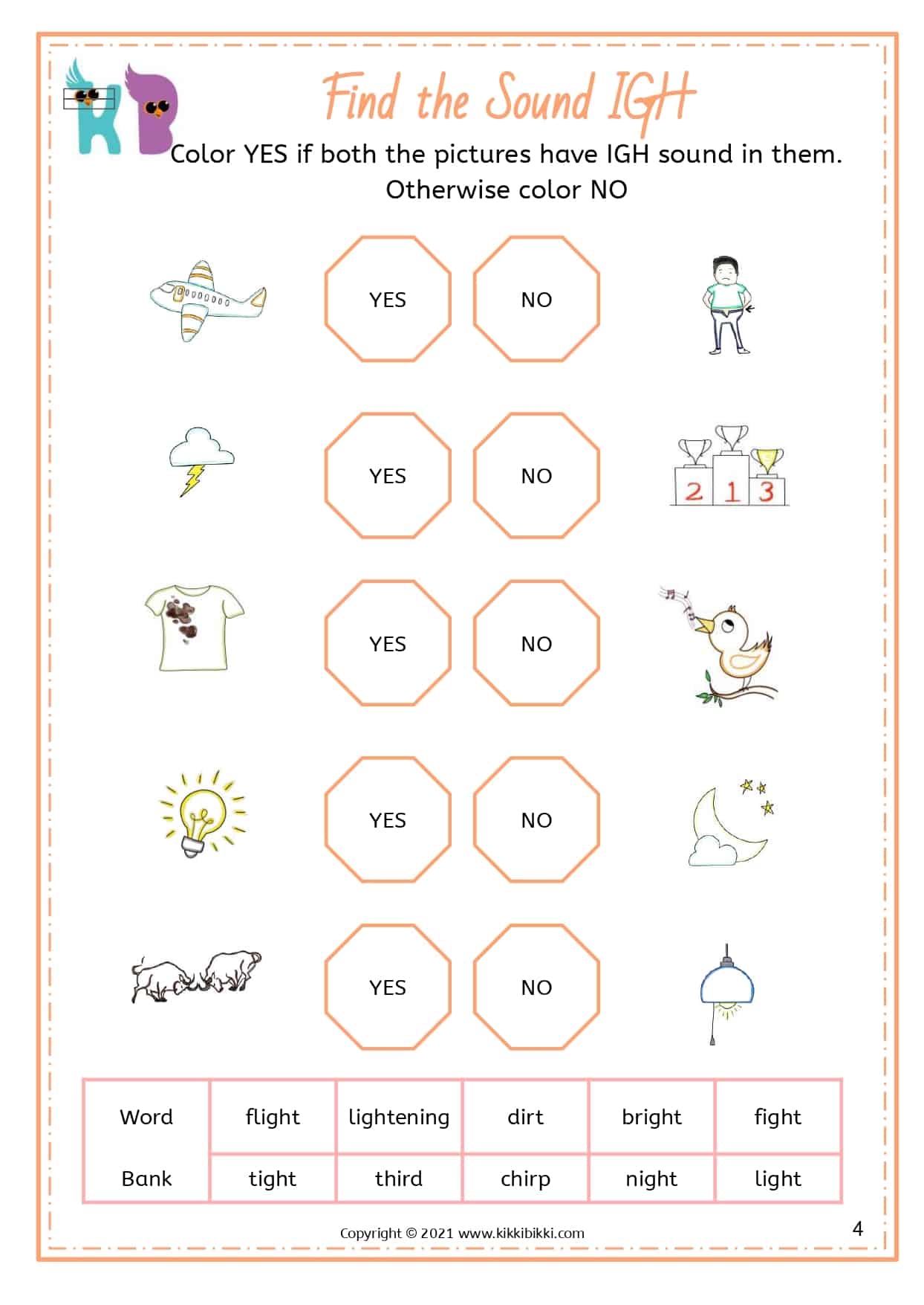 Free Printable Igh Worksheets