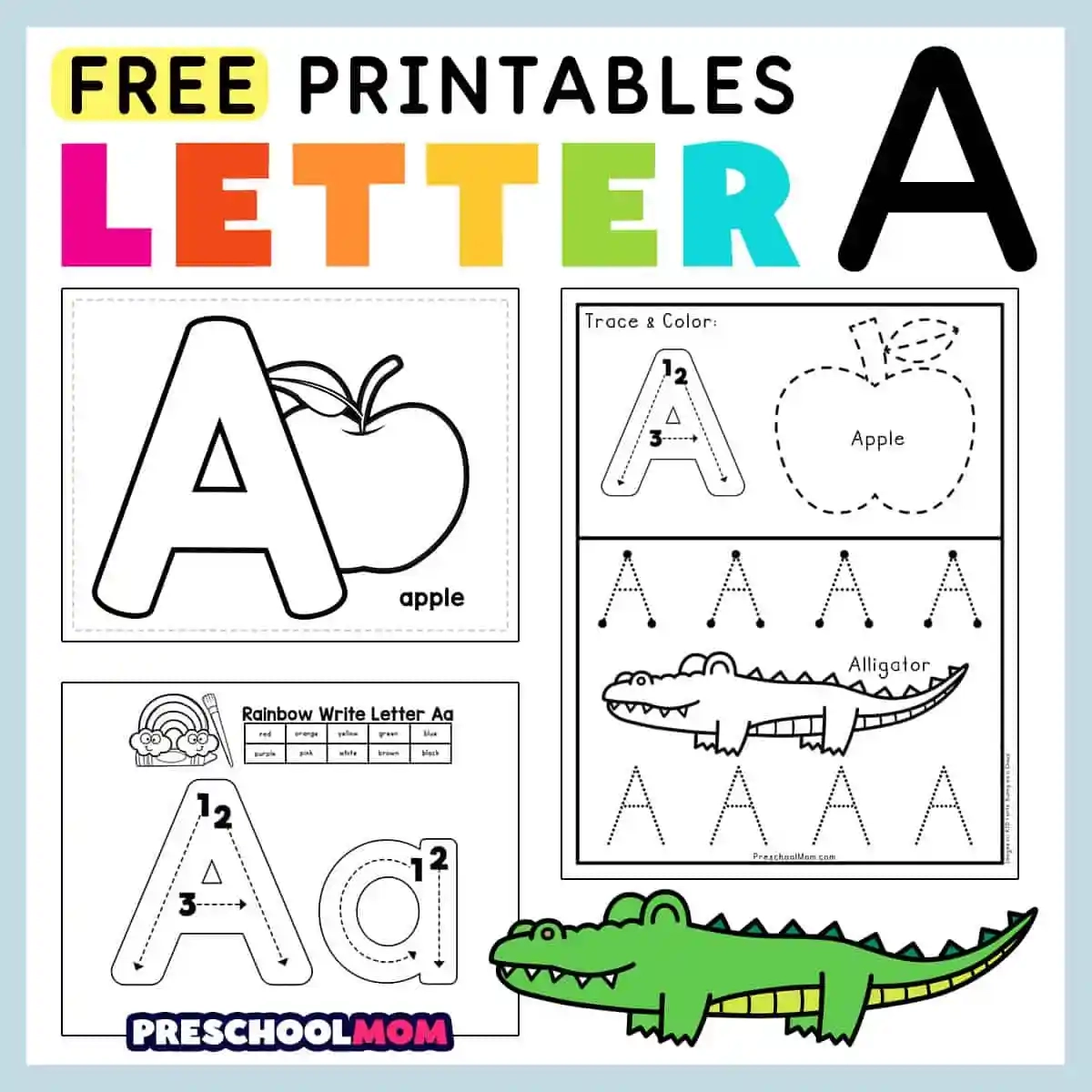 Preschool Letter Worksheets Free Printable