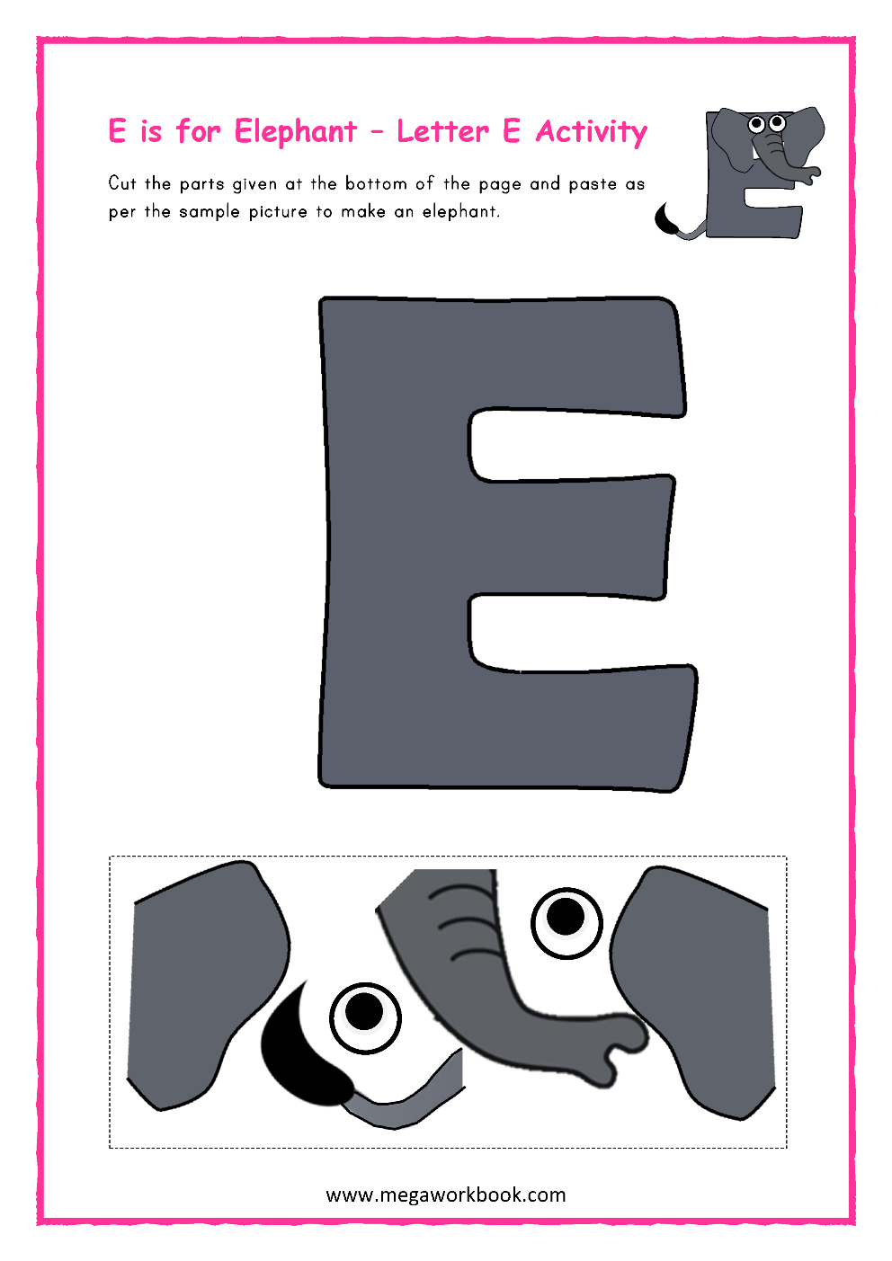 Letter E Printable Worksheets Letter E Printable Worksheets
