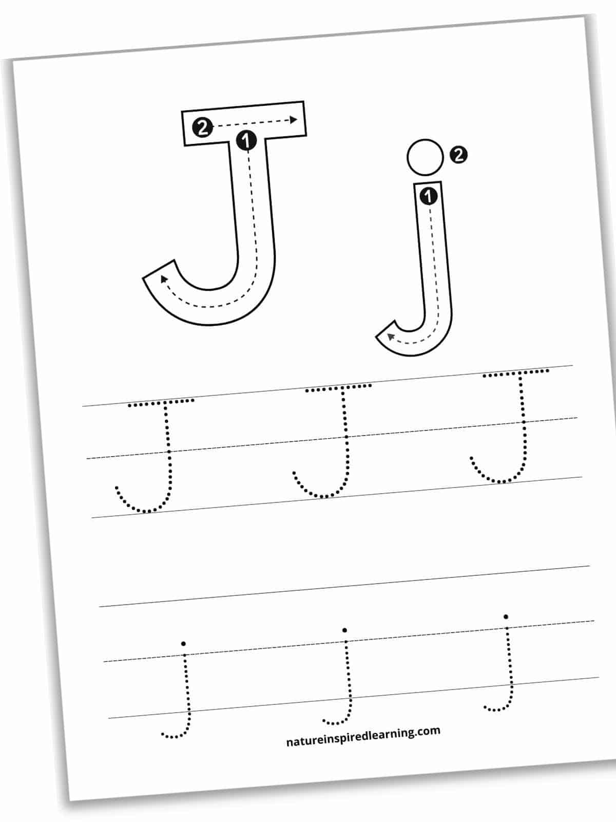 Free Printable Letter J Worksheets