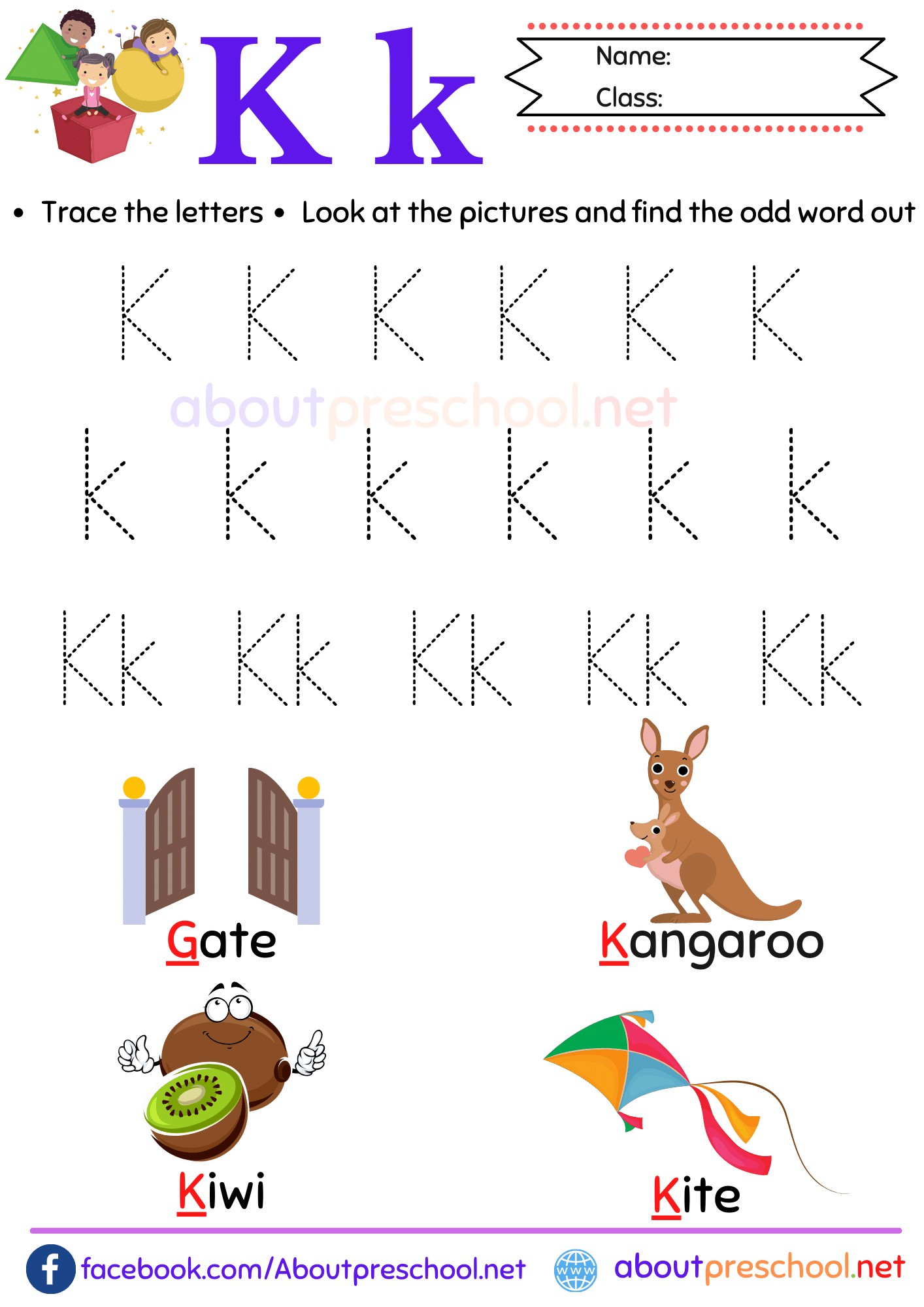 Letter K Archives About Preschool