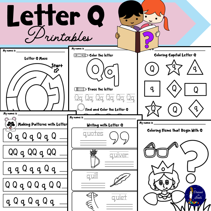 Letter Q Free Printable Worksheets