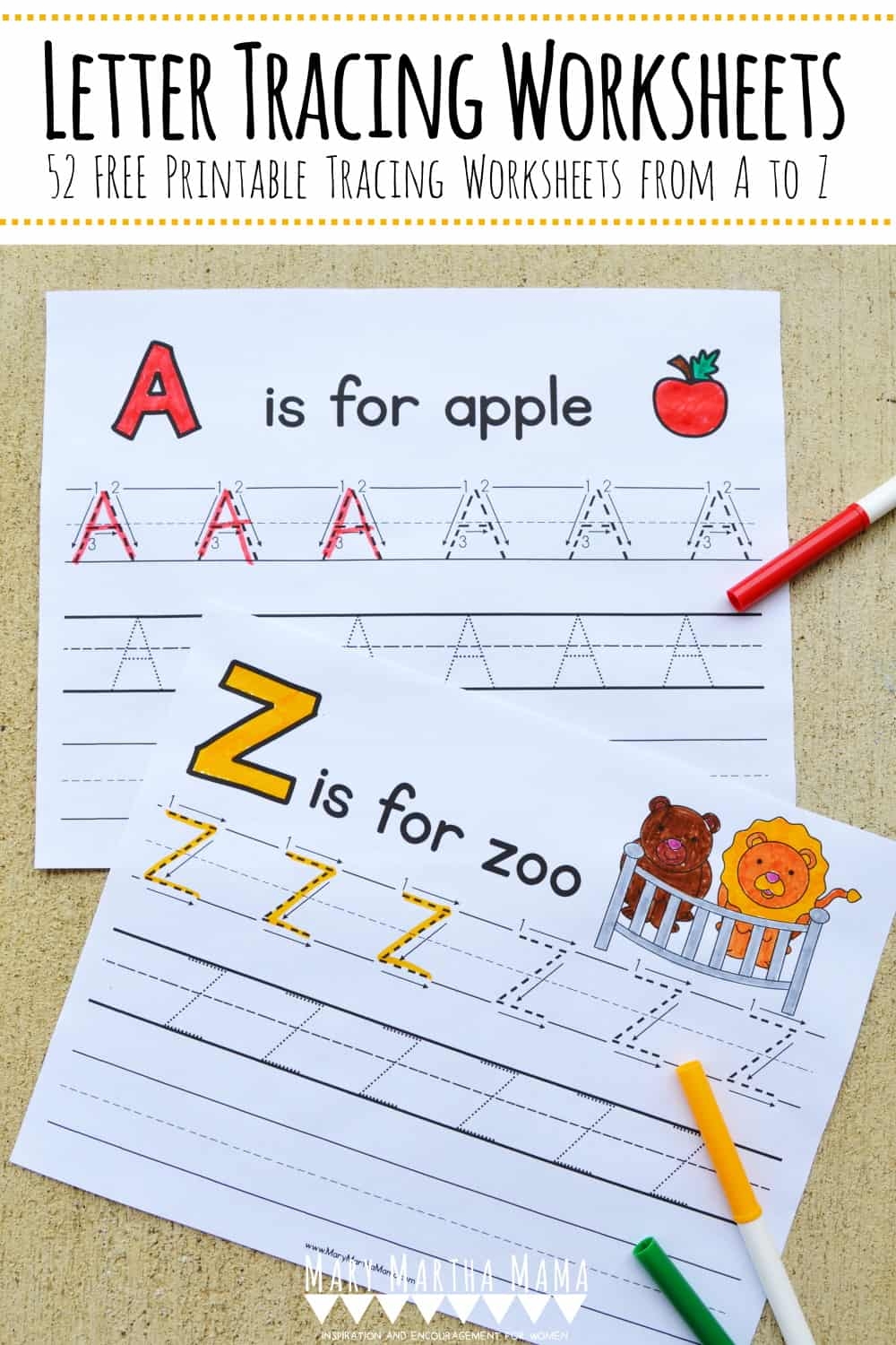Letter Tracing Worksheets Free Handwriting Practice Mary Martha Mama Letter Tracing Worksheets Free Handwriting Practice Mary Martha Mama