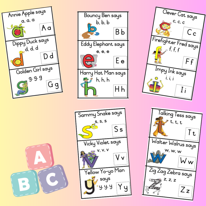 Letterland Flashcards Teacha 