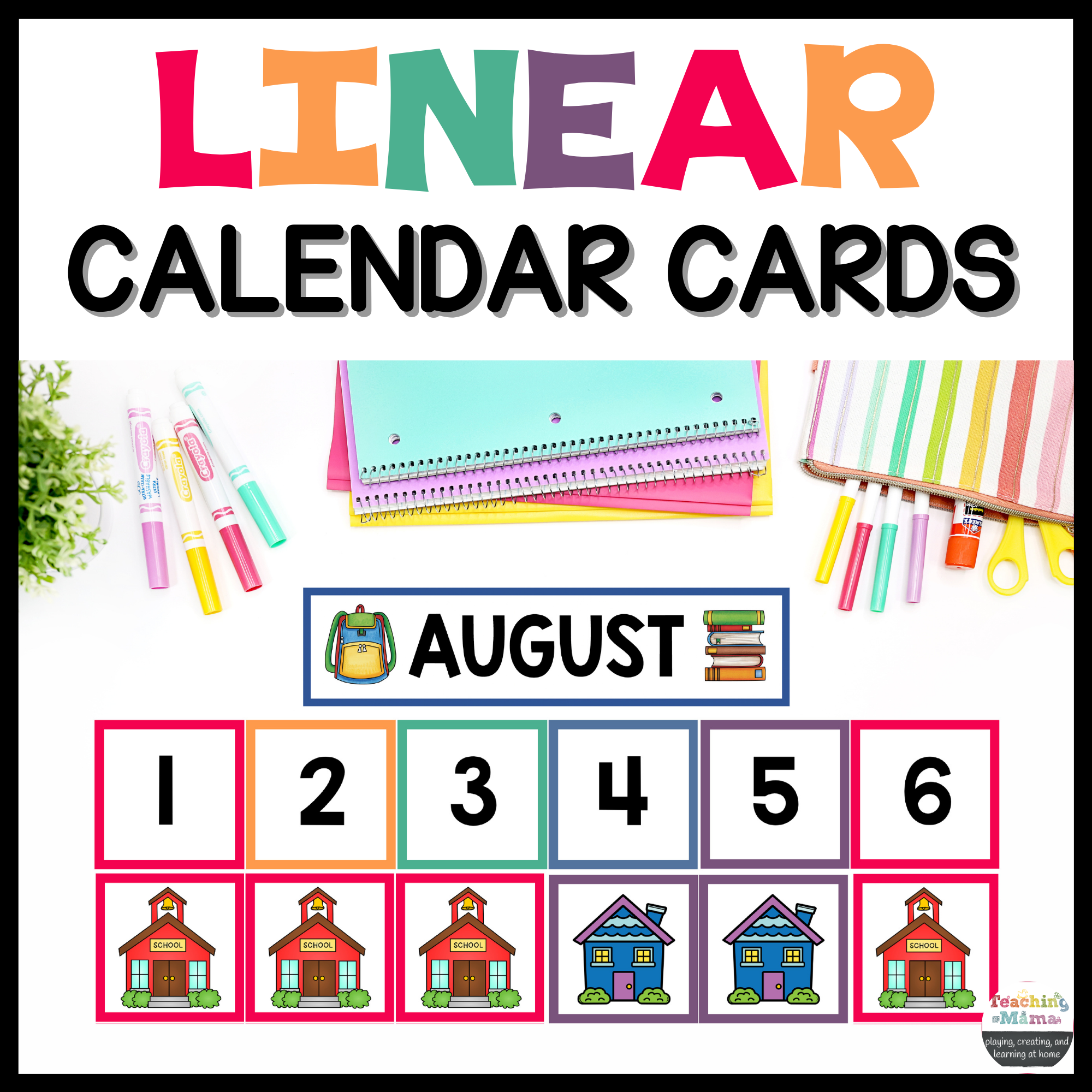 Free Printable Linear Calendar