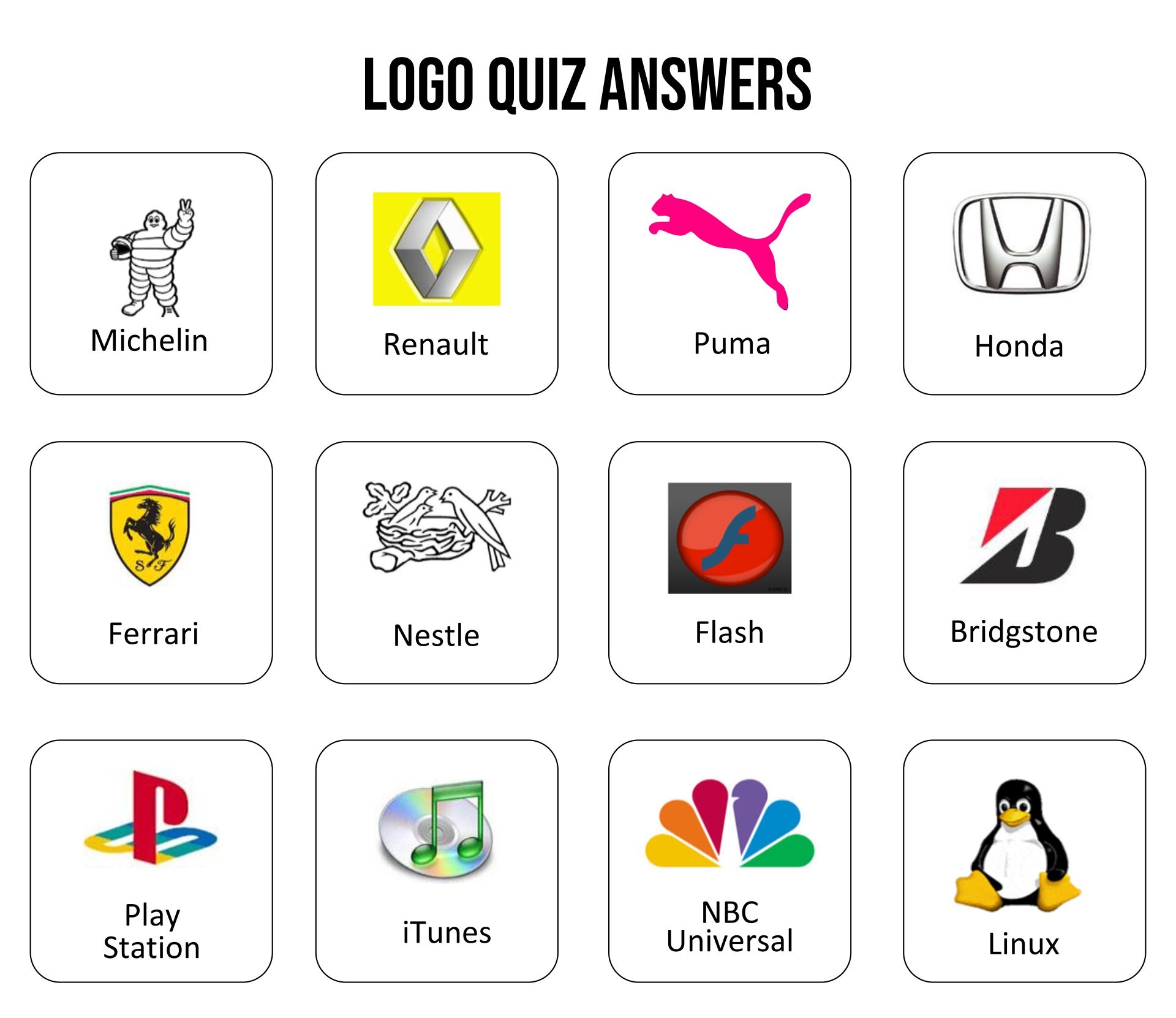 Logo Trivia 10 Free PDF Printables Printablee Worksheets Library