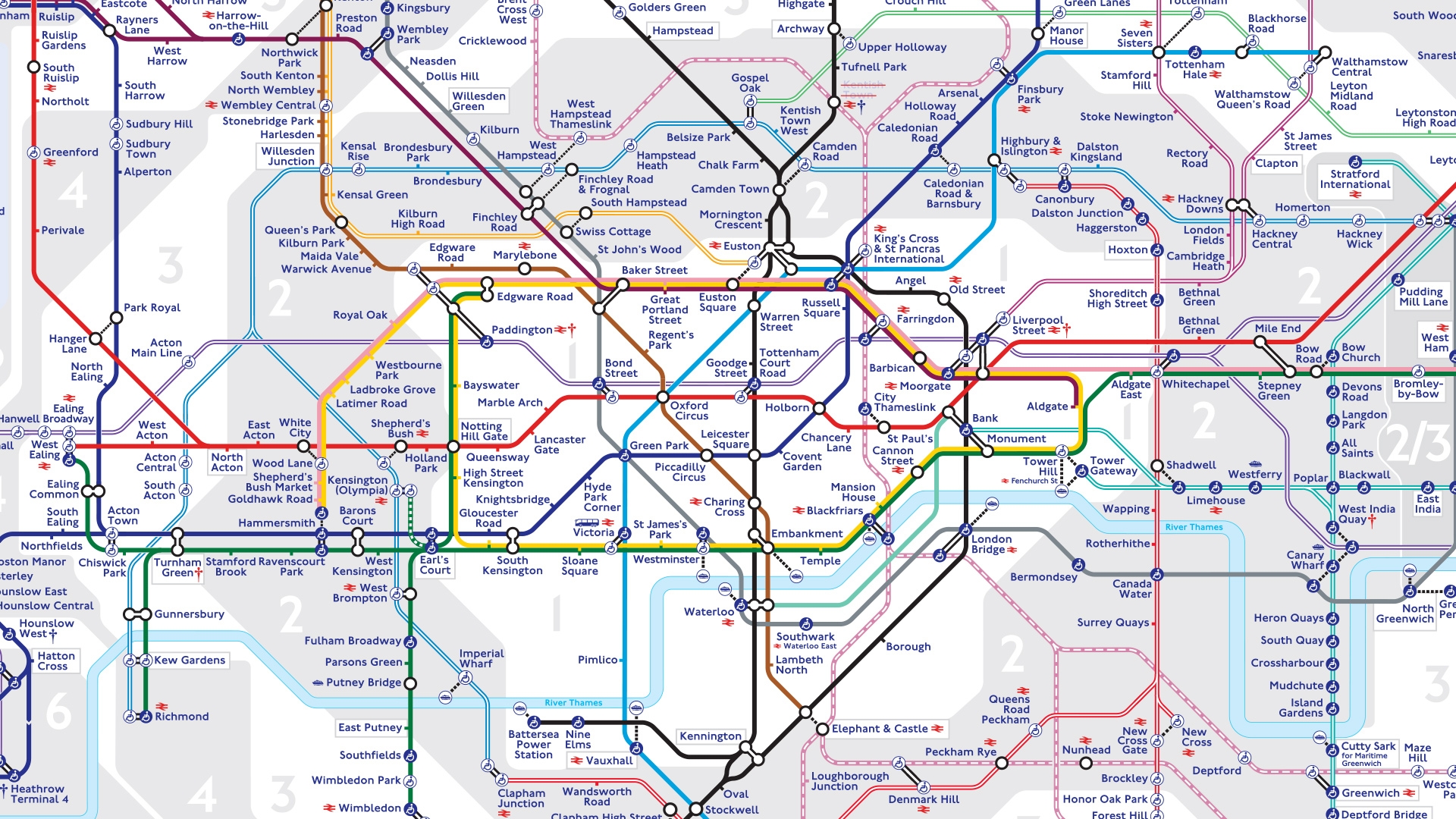 Tube Map London Printable