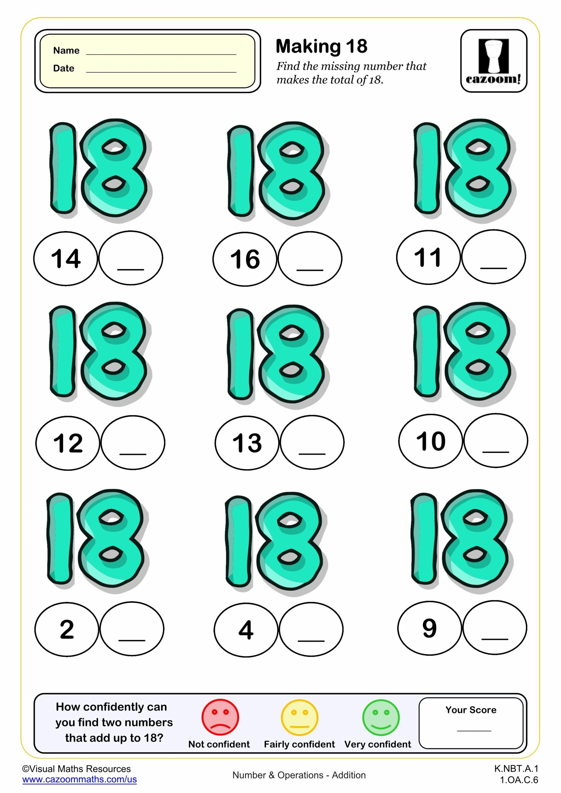 Making 18 Fun And Engaging K Grade PDF Worksheets Cazoom Math Making 18 Fun And Engaging K Grade PDF Worksheets Cazoom Math