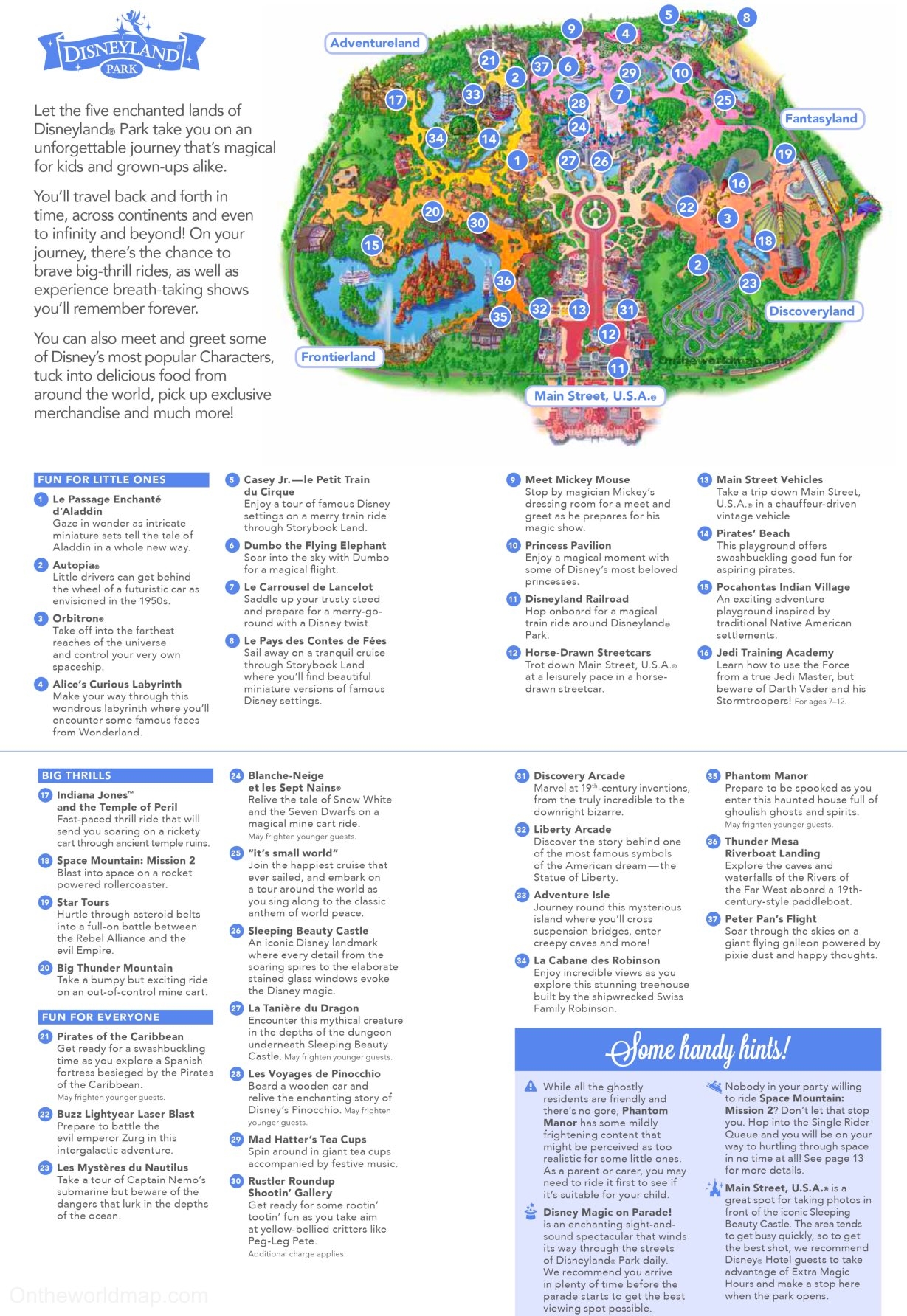 Map Of Disneyland Paris Ontheworldmap