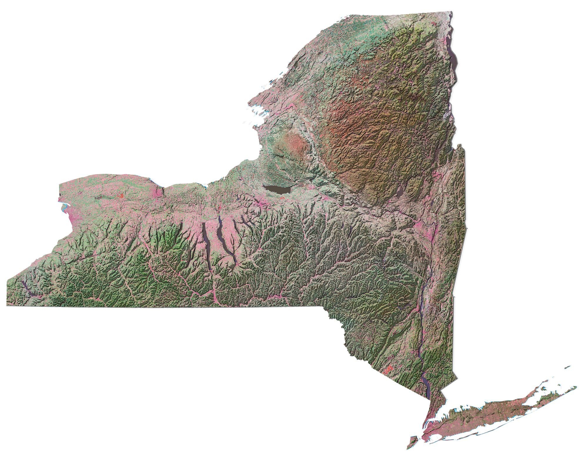 Map Of New York Cities And Roads GIS Geography