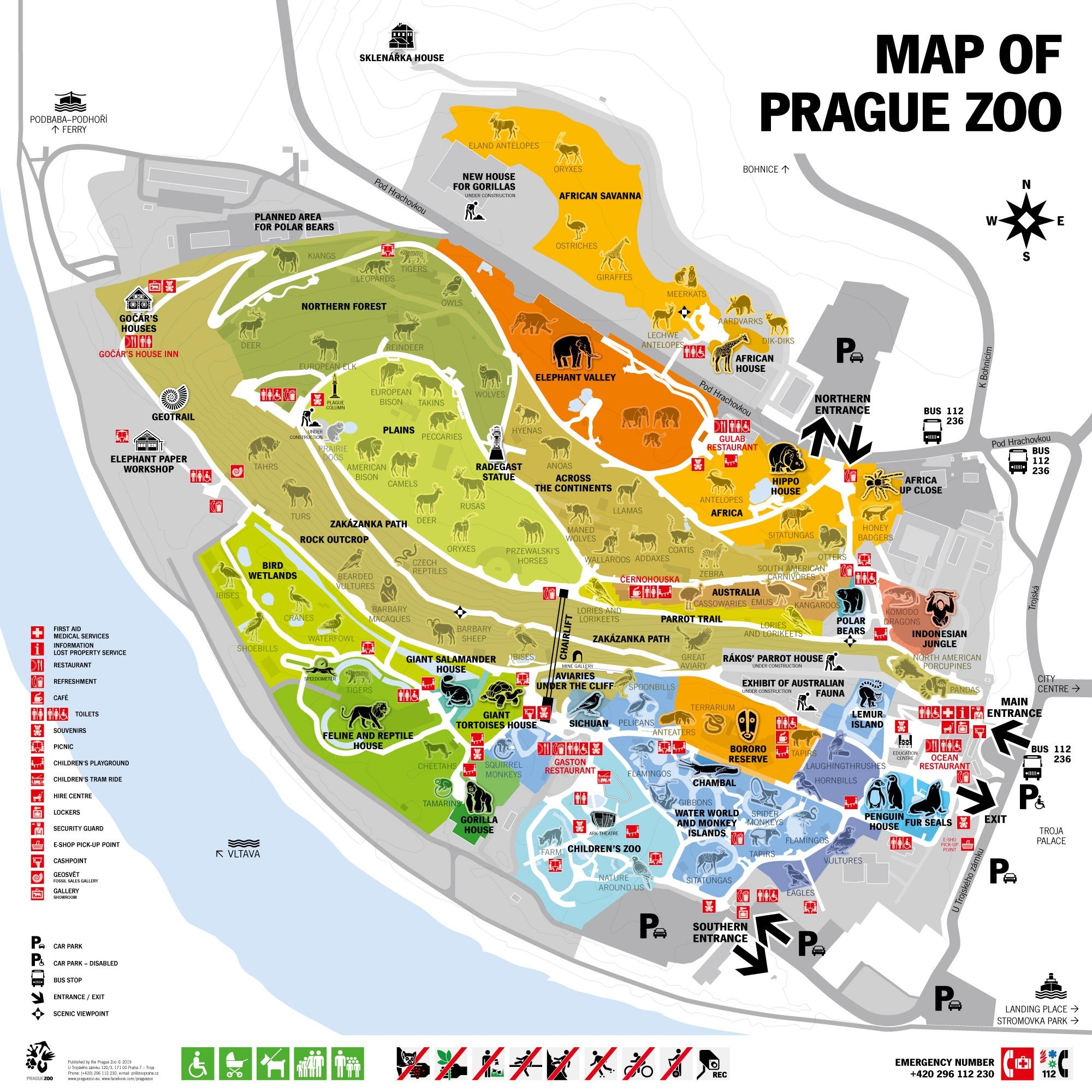 Prague City Map Printable Prague City Map Printable