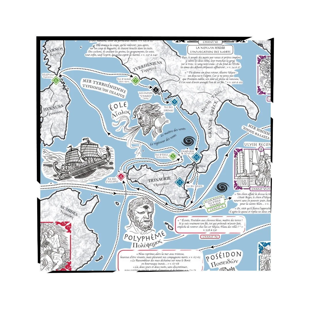 Printable Map Of Odysseus Journey