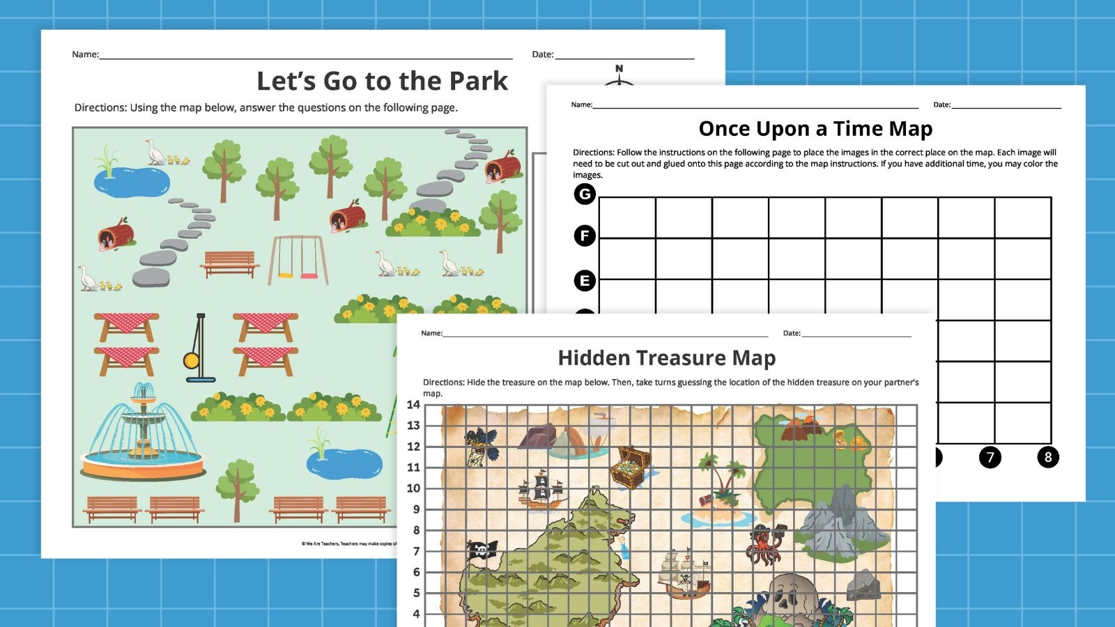 Printable Map Worksheets