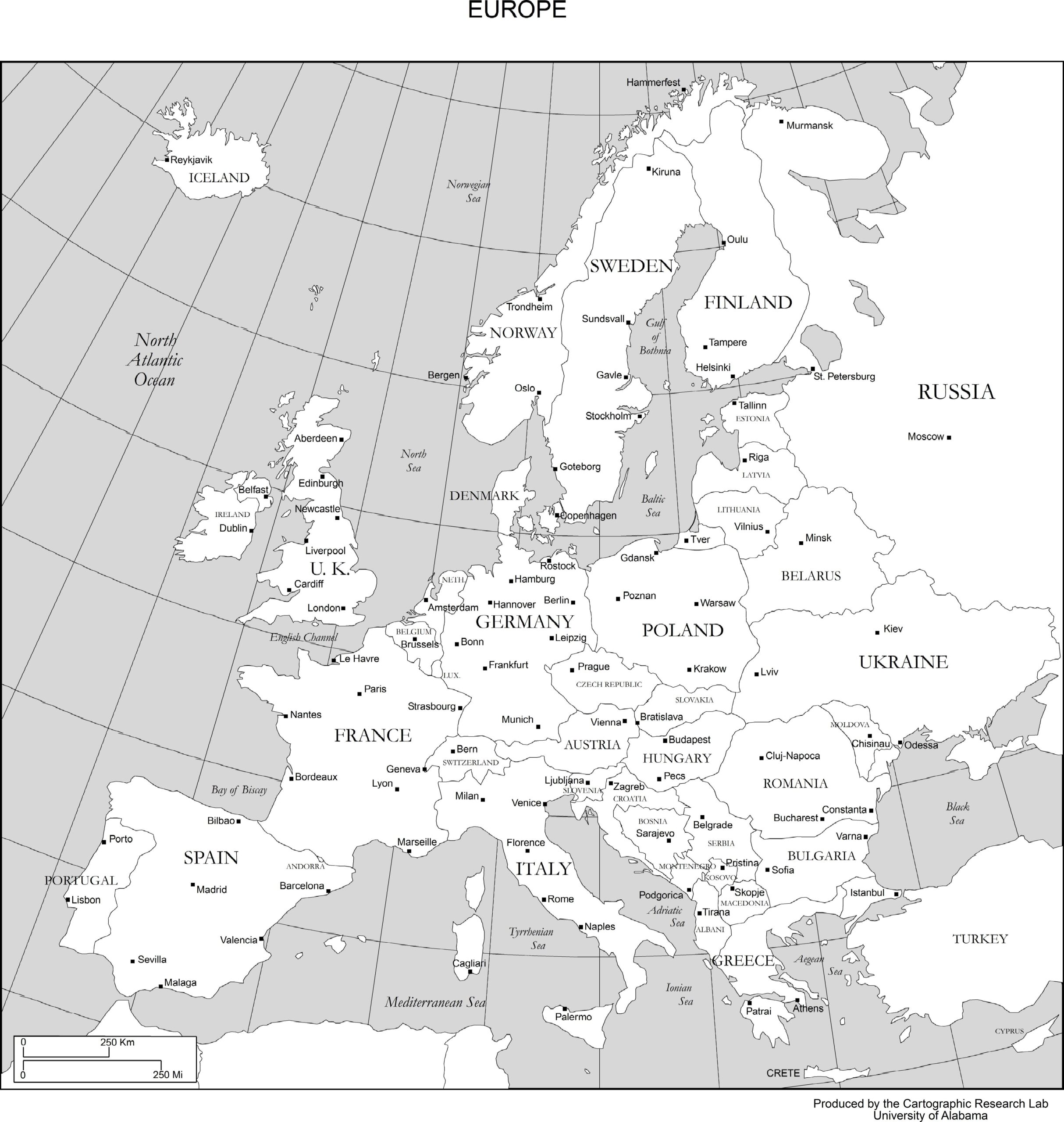 Maps Of Europe