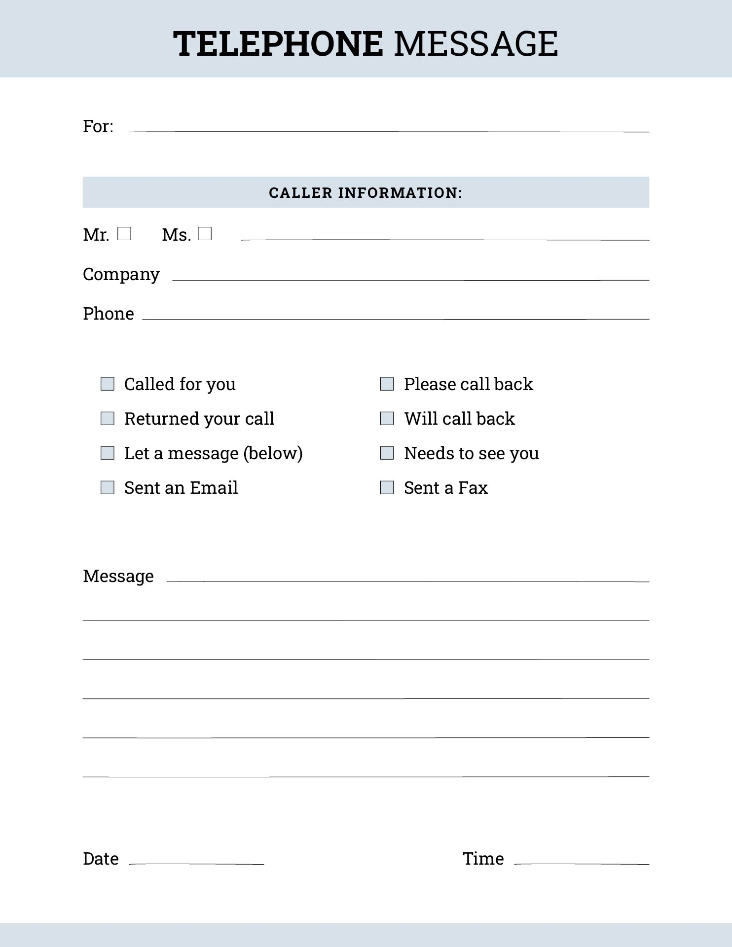 Medical Phone Message Notes 10 Free PDF Printables Printablee Medical Phone Message Notes 10 Free PDF Printables Printablee