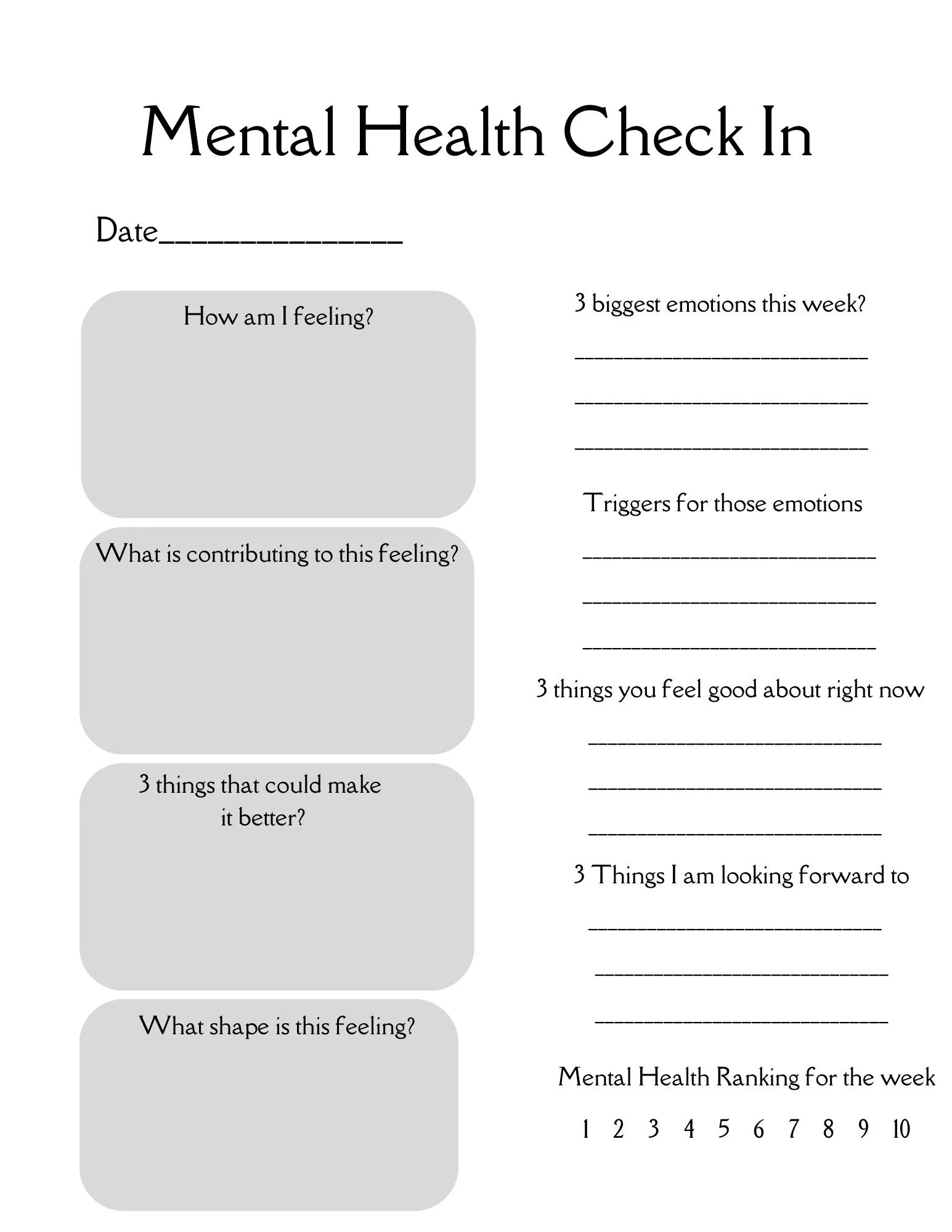 Mental Health Check In Digital Printable For Therapists Counselors Mental Health Worksheet Etsy Mental Health Check In Digital Printable For Therapists Counselors Mental Health Worksheet Etsy