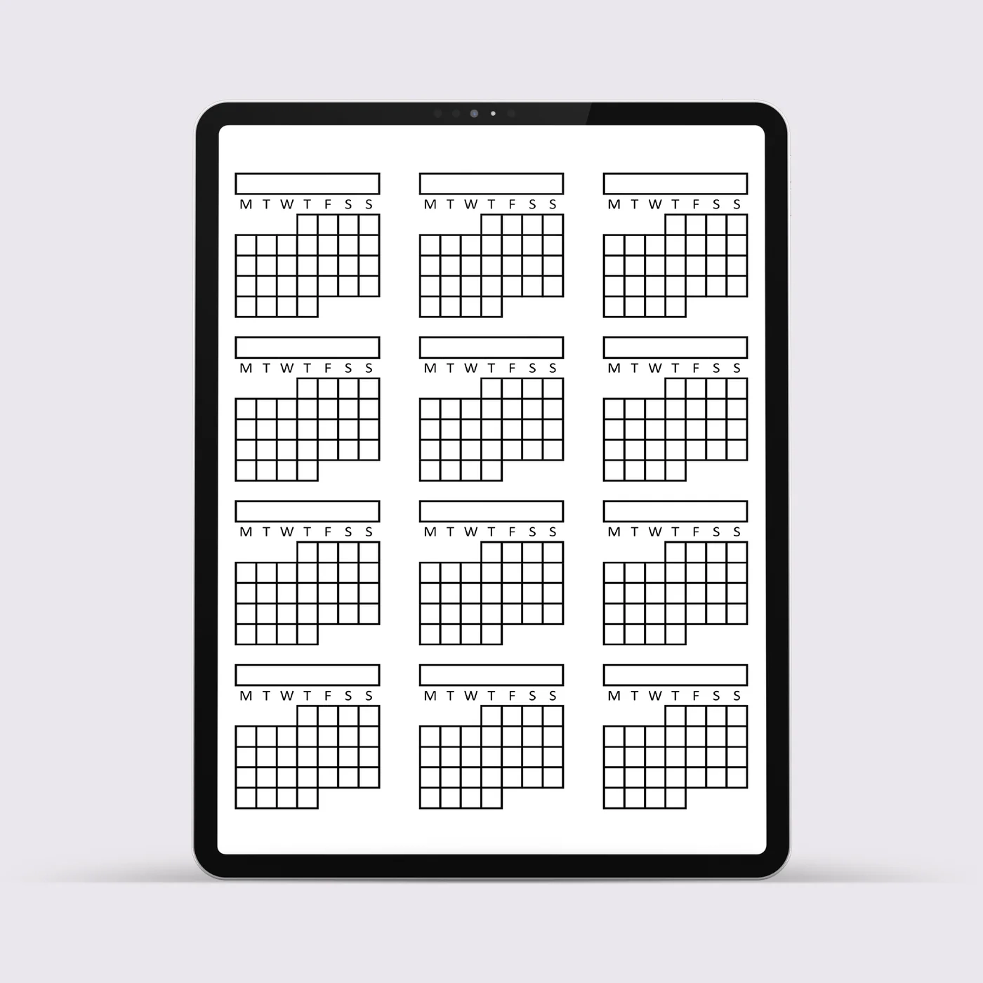 Mini Calendar Tracker Printables JashiiCorrin