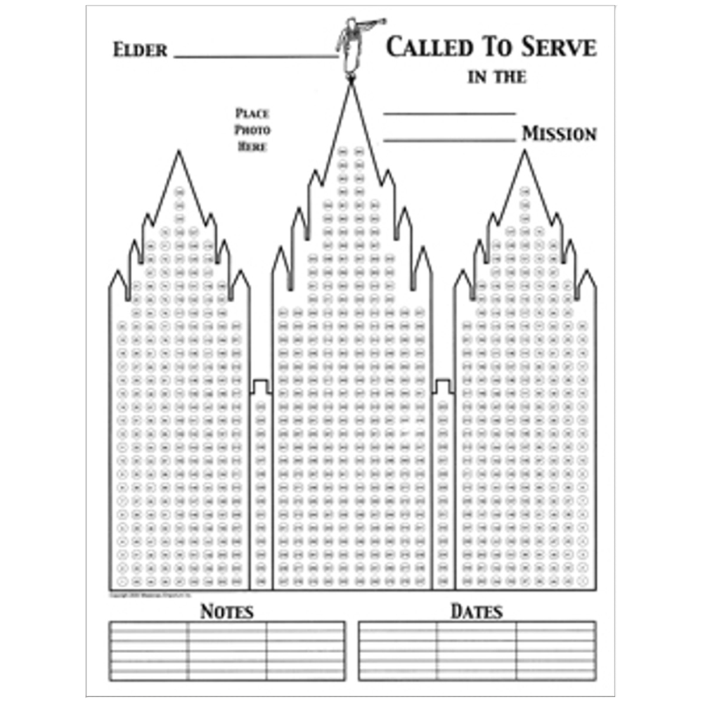 Missionary Temple Countdown Calendar Ringmasters Deseret Book