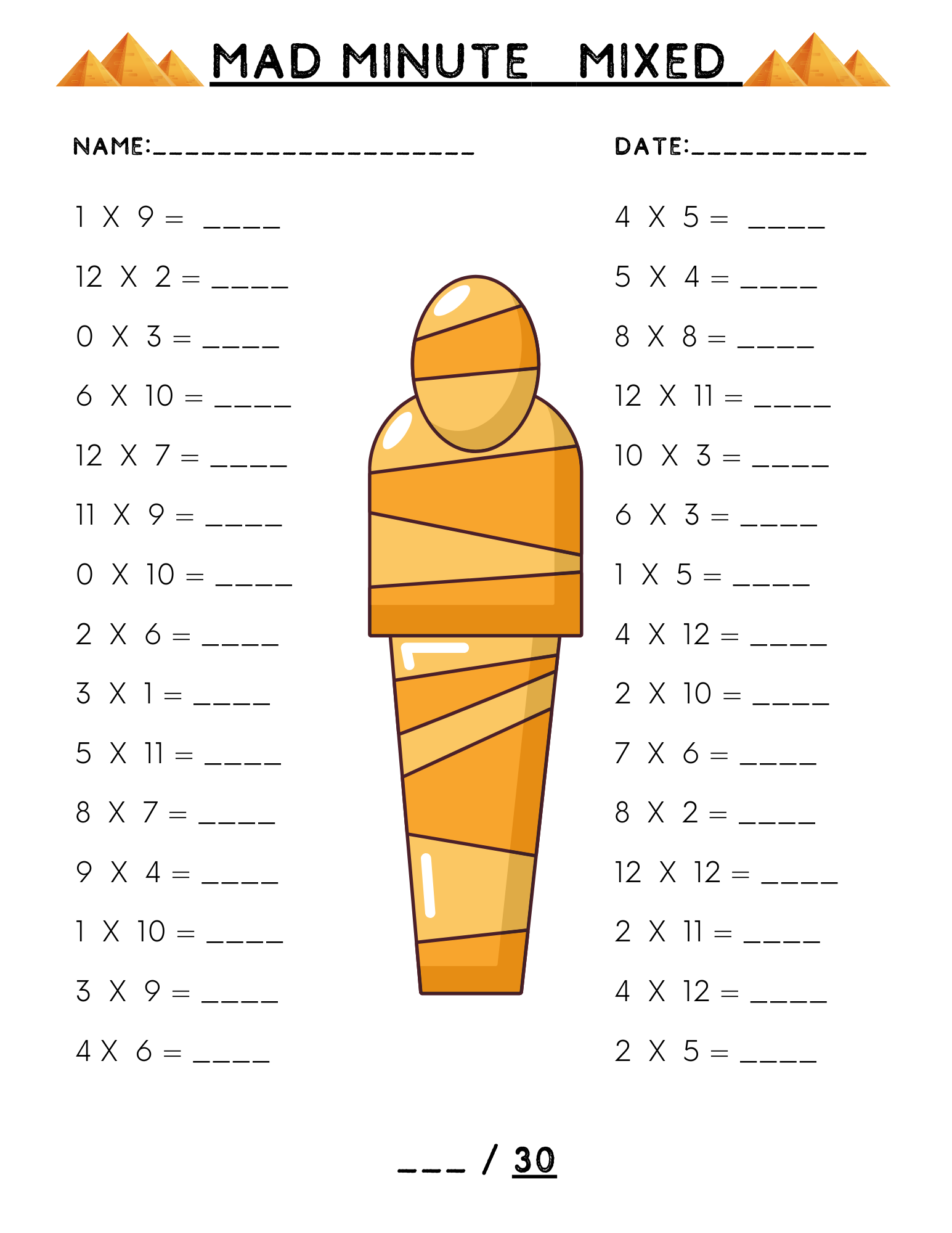 Multiplication Mad Minutes Ancient Egypt Edition Beaches And Reads Multiplication Mad Minutes Ancient Egypt Edition Beaches And Reads