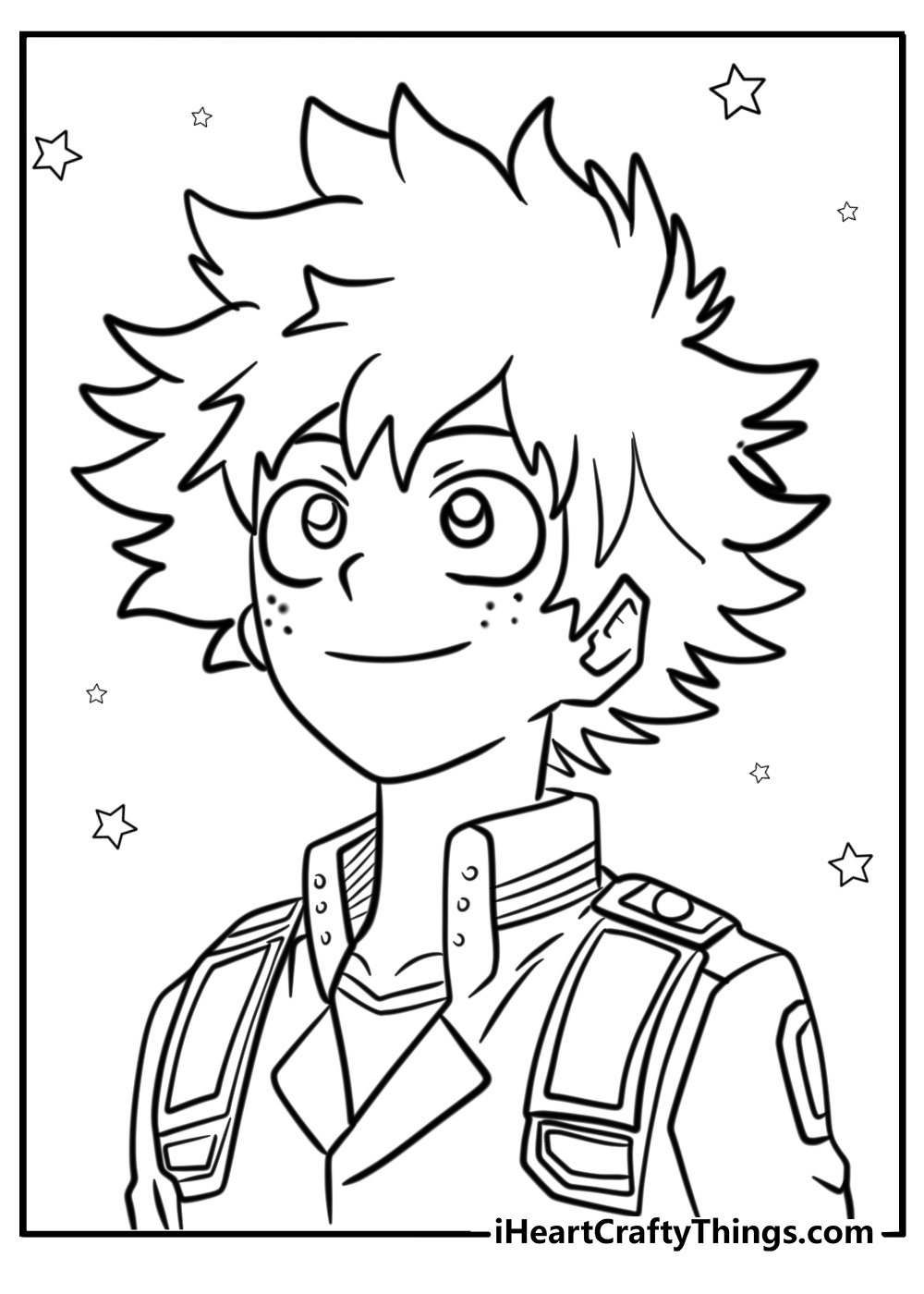 My Hero Academia Coloring Sheets Printable