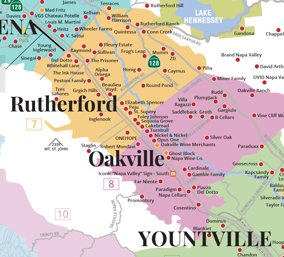Printable Napa Valley Map