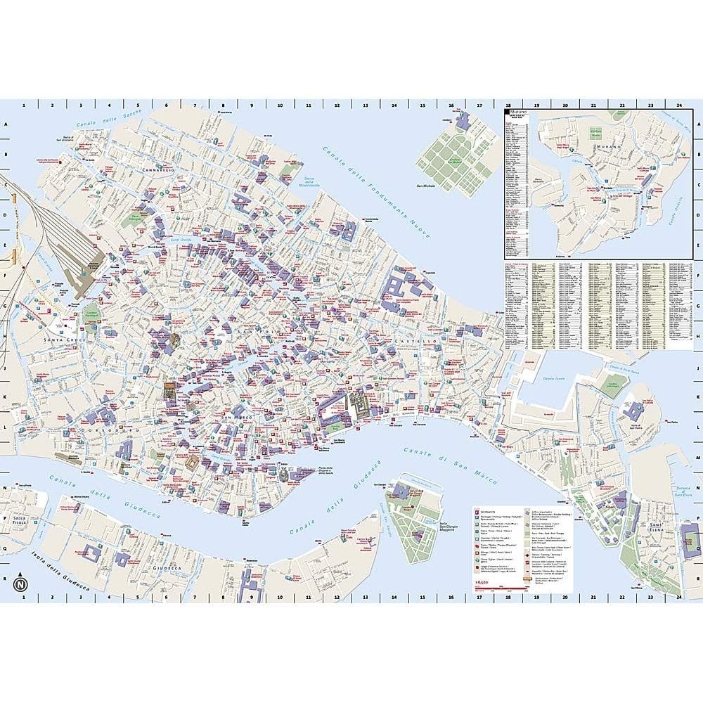 National Geographic Venice City Destination Folding Map