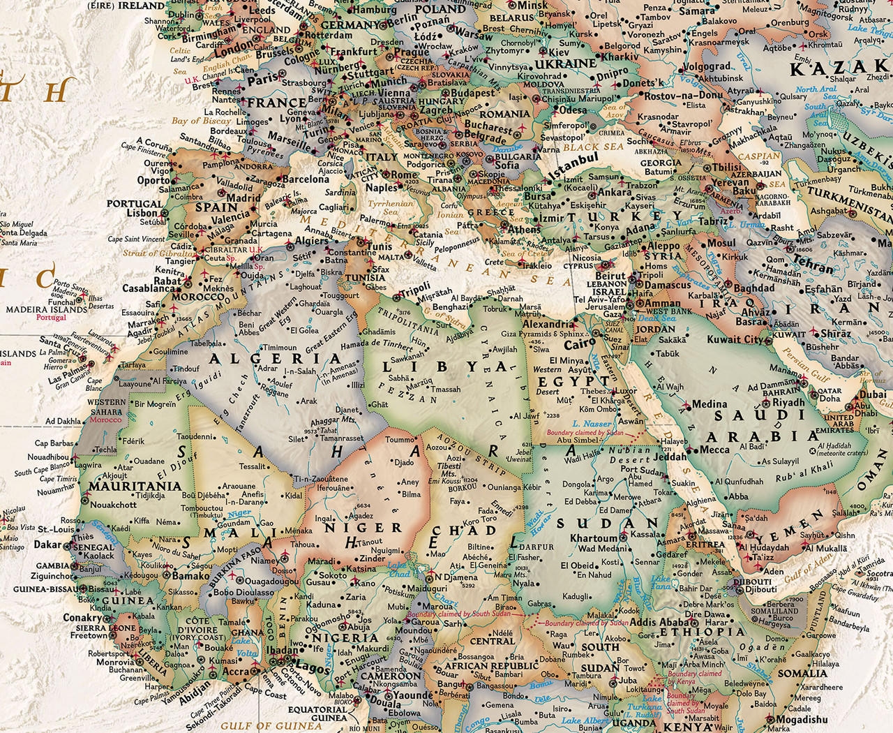 Nat Geo Printable Maps