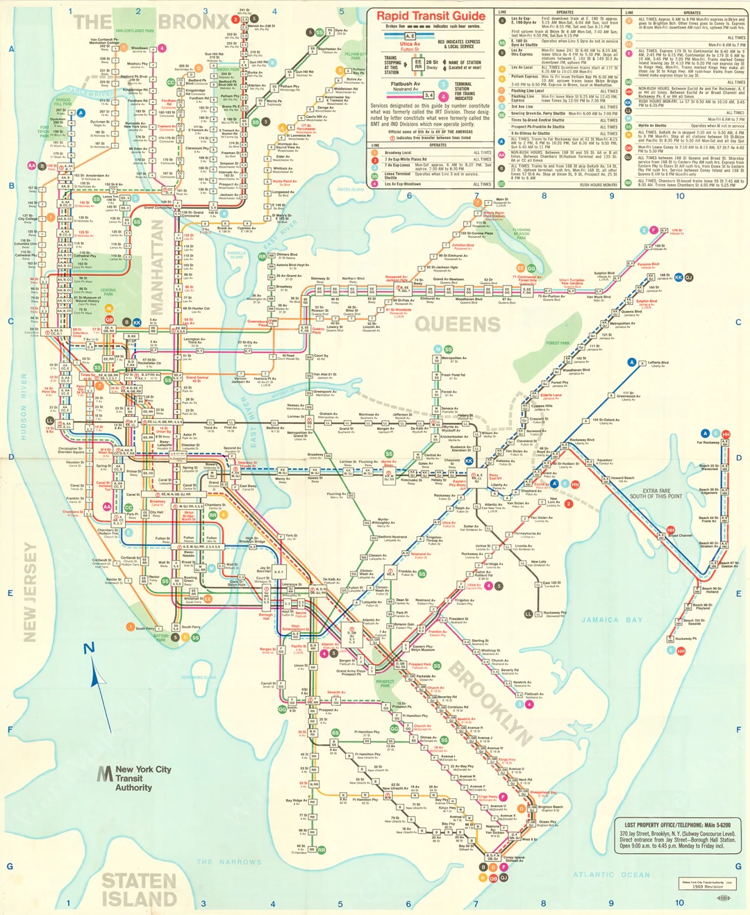 Large Printable Nyc Subway Map