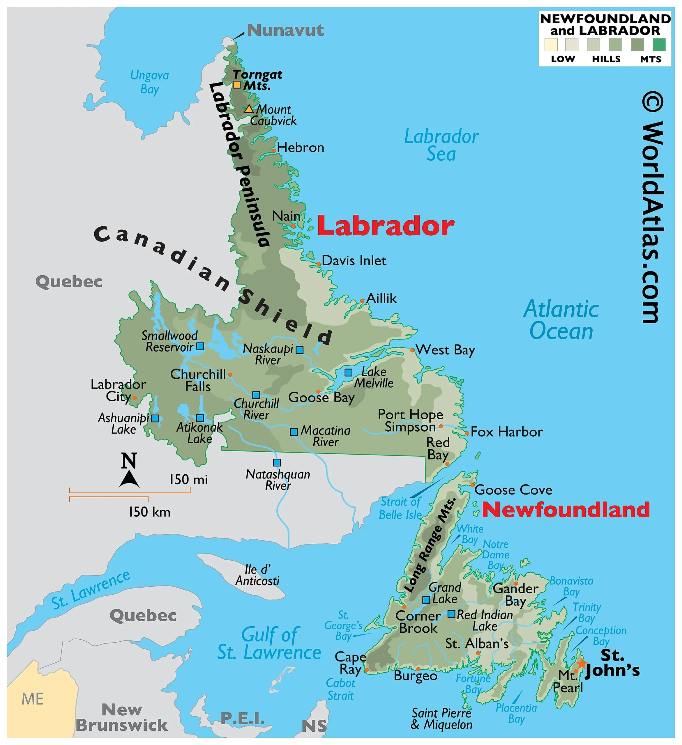 Newfoundland And Labrador Maps U0026 Facts World Atlas