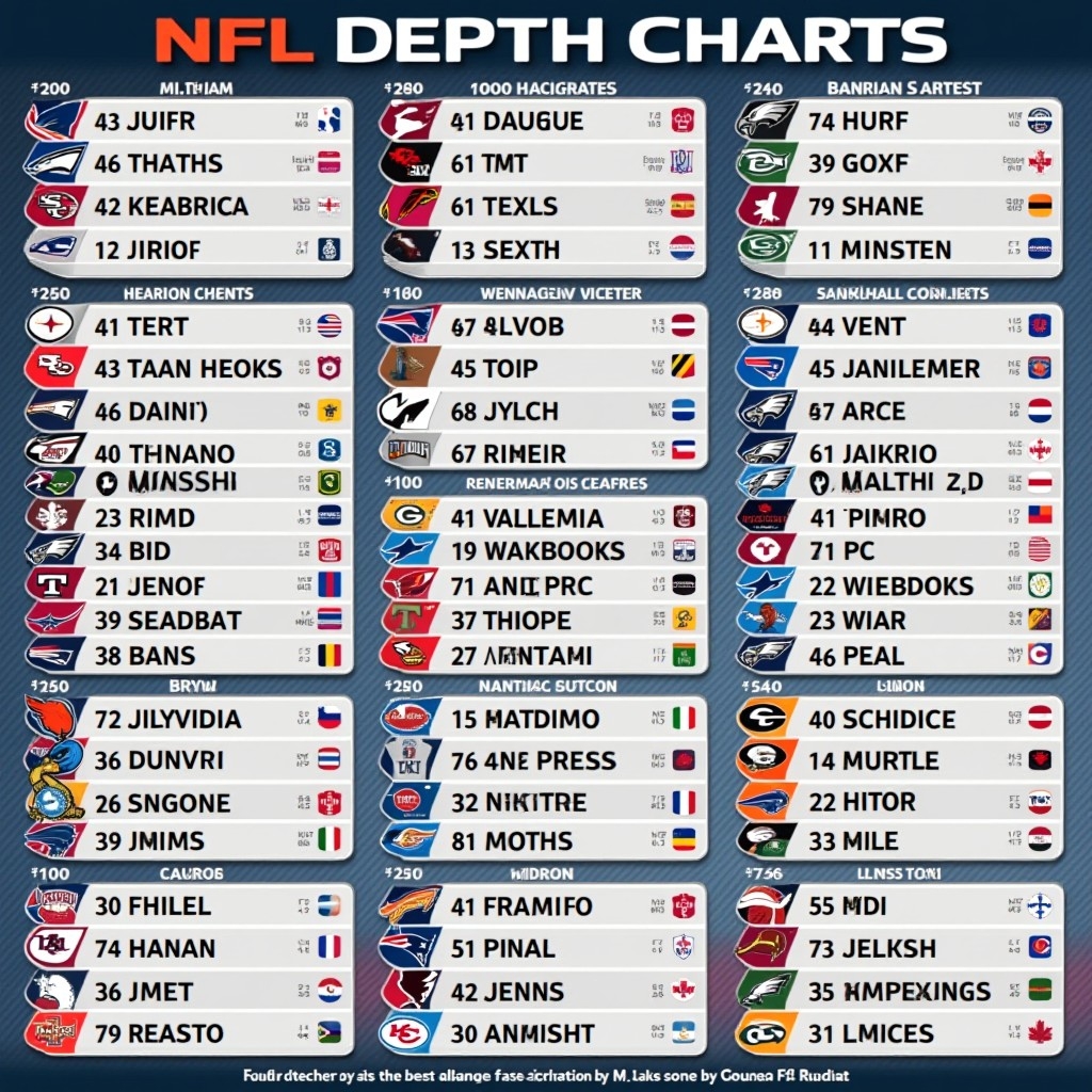 Printable Nfl Team Depth Charts