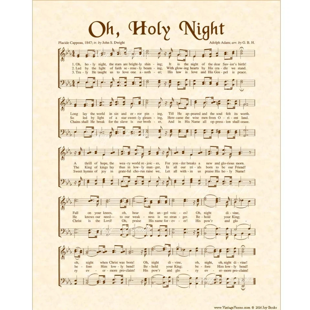 O Holy Night Free Sheet Music Pdf Adolphe Charles Adam O Holy Night Sheet Music Easy Piano In O Holy Night Sheet Music For Piano