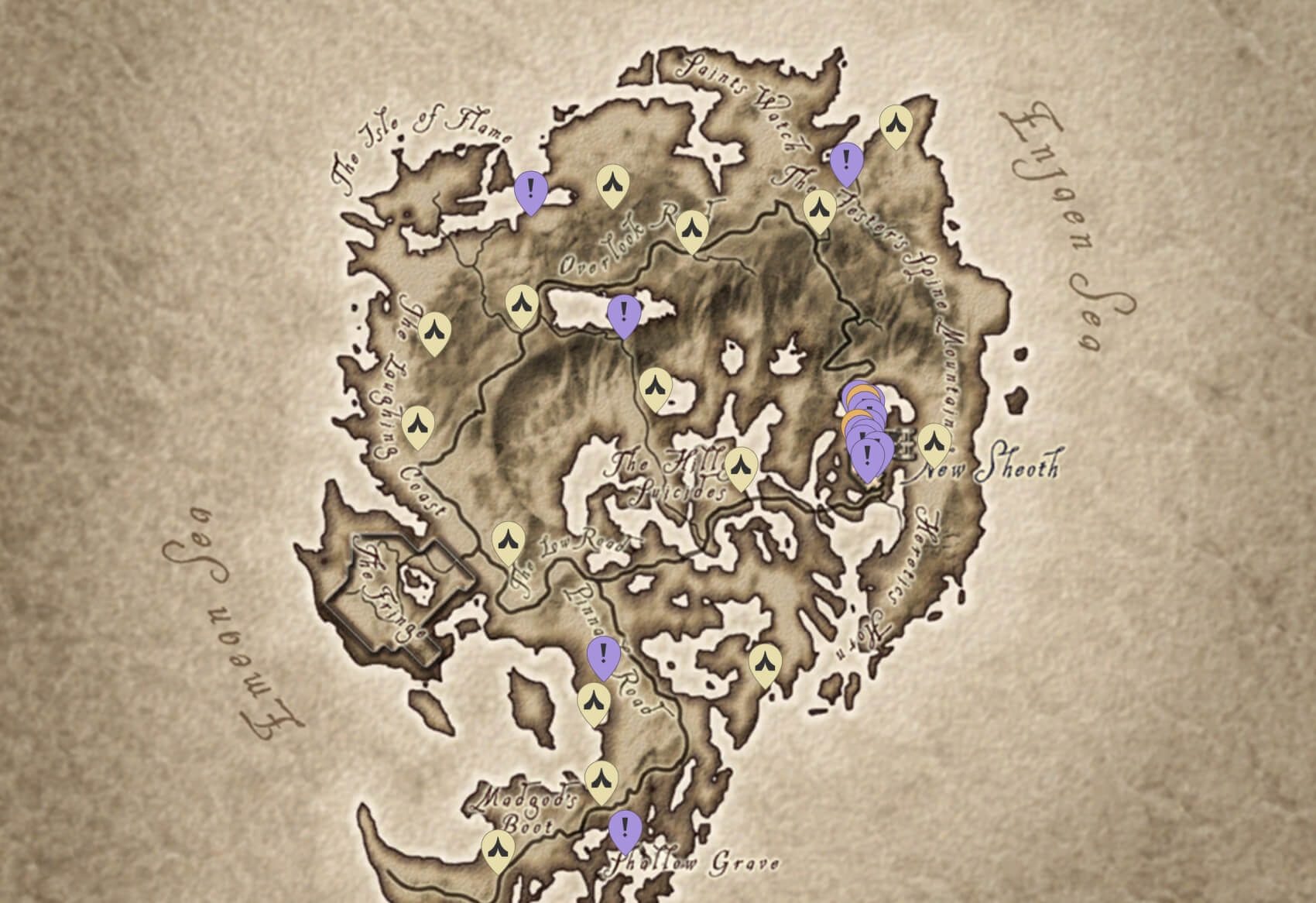 Printable Oblivion Map