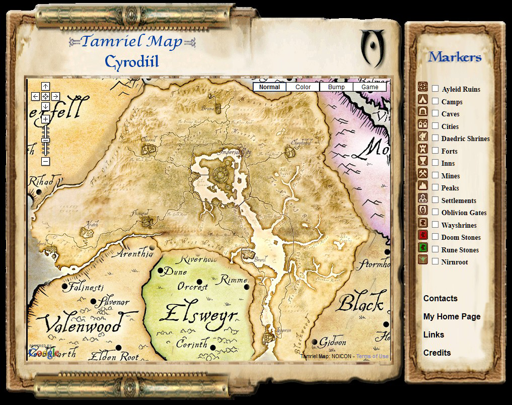 Oblivion Map Leonardo Design