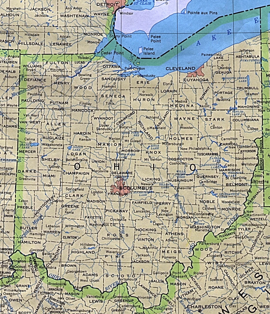 Printable Map Of Northeast Ohio